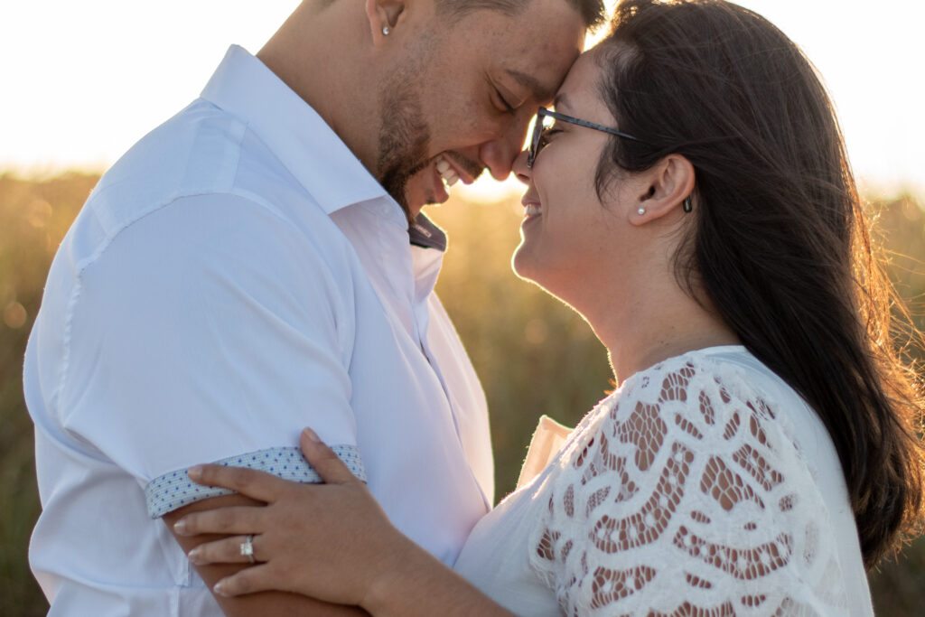 Couple Elopes at Sunset on the beach in Kona, Hawaii