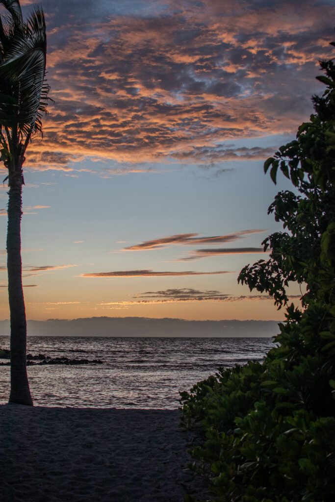 Big Island Hawaii Elopement Sunset