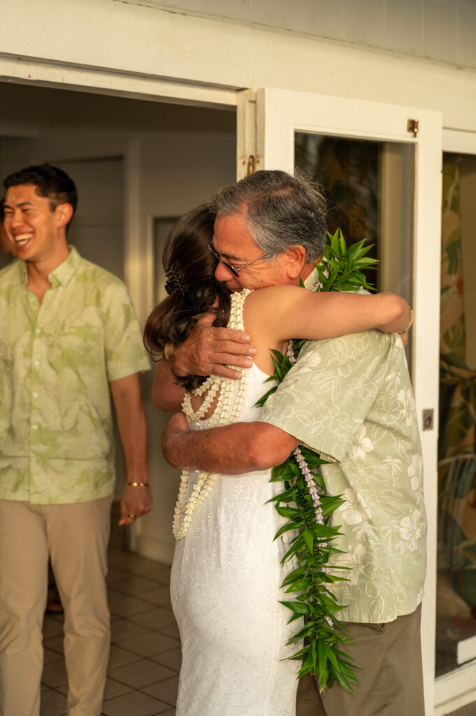 Small family elopement Big Island Hawaii