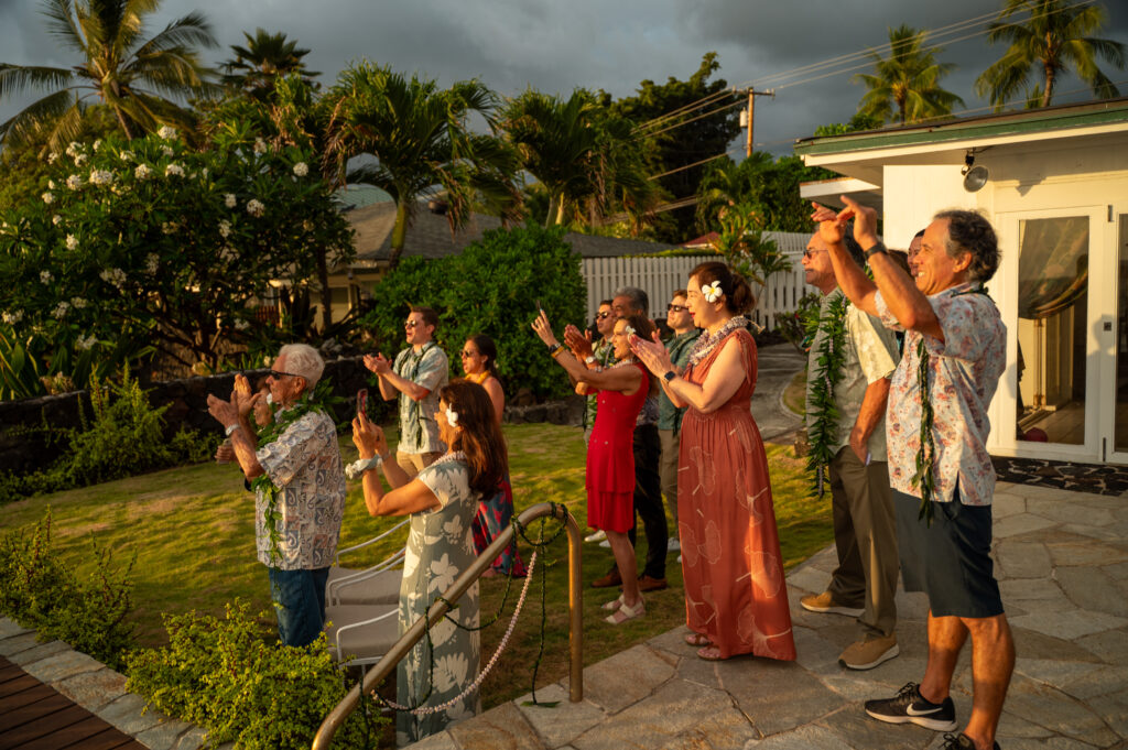 Small family elopement Big Island Hawaii