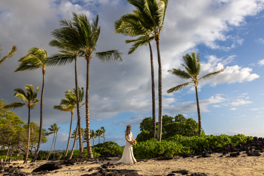Multiple locations for a full day Hawaii elopement