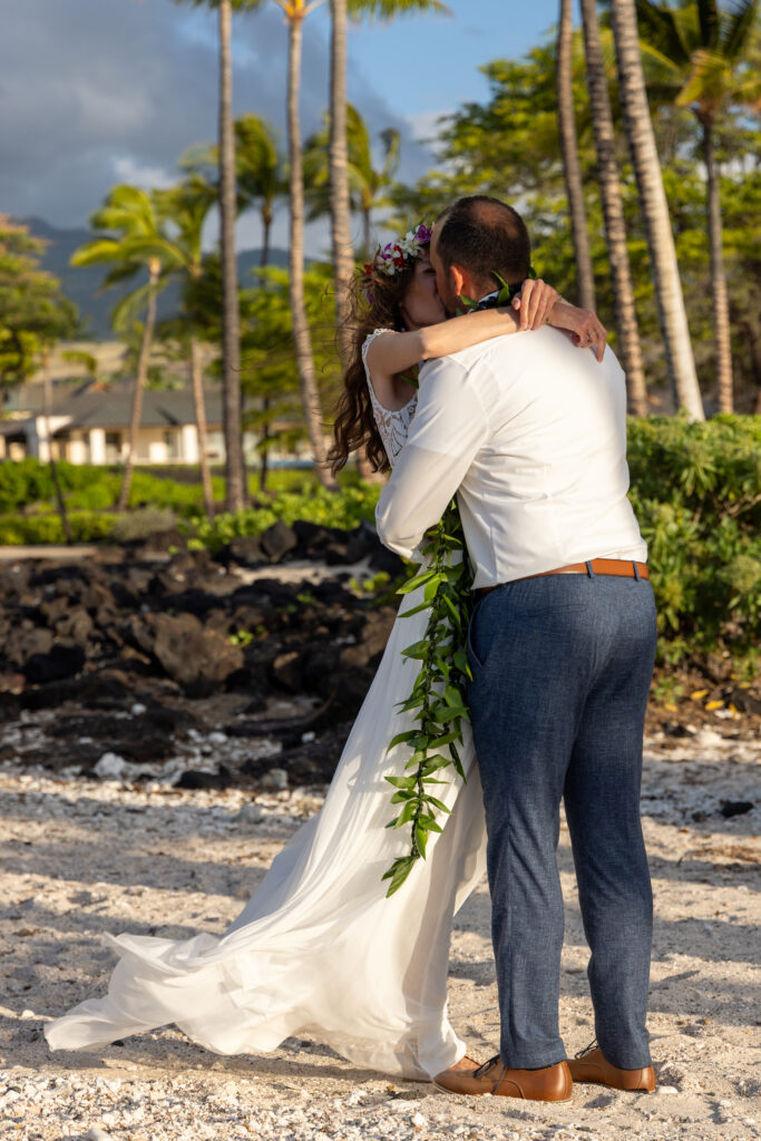 Multiple locations for a full day Hawaii elopement