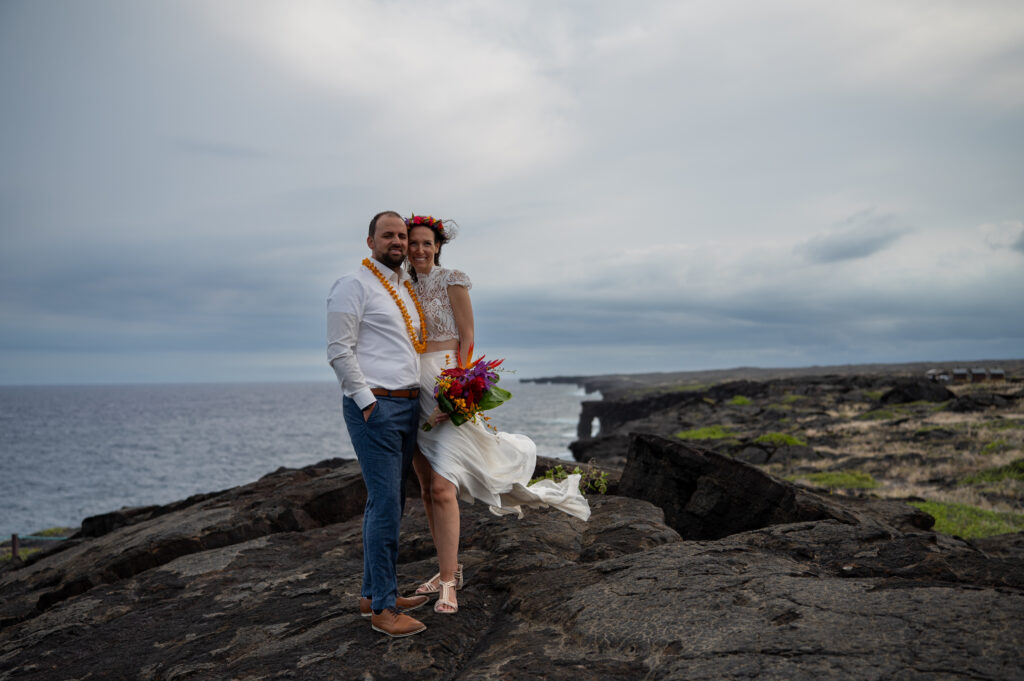 Multiple locations for a full day Hawaii elopement