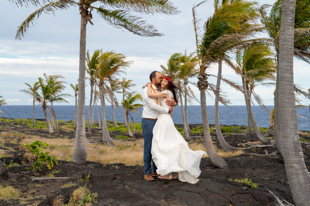 Multiple locations for a full day Hawaii elopement